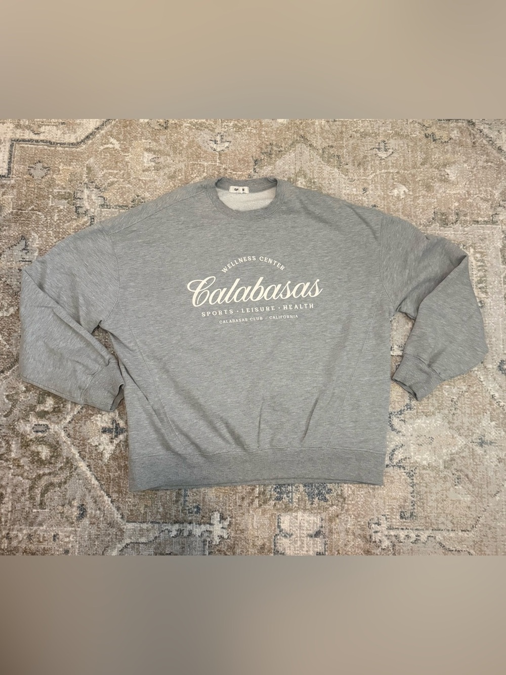 Garage Calabasas Gray Crewneck Sweatshirt - Wellness Center